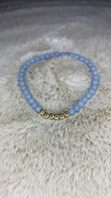 Load image into Gallery viewer, Blue Angelite bracelet
