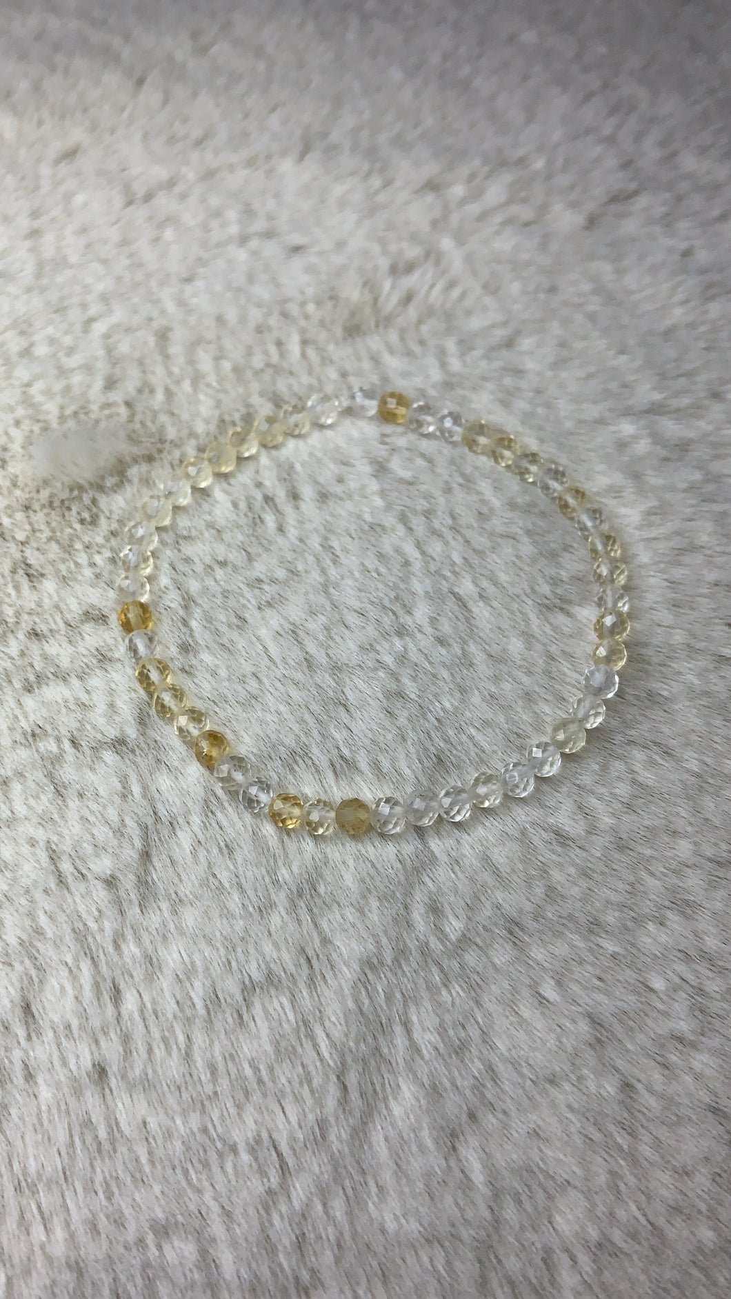 Citrine bracelet