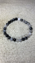 Load image into Gallery viewer, Tourmalated Quartz bracelet
