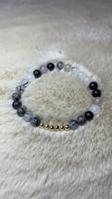 Load image into Gallery viewer, Tourmalated Quartz bracelet
