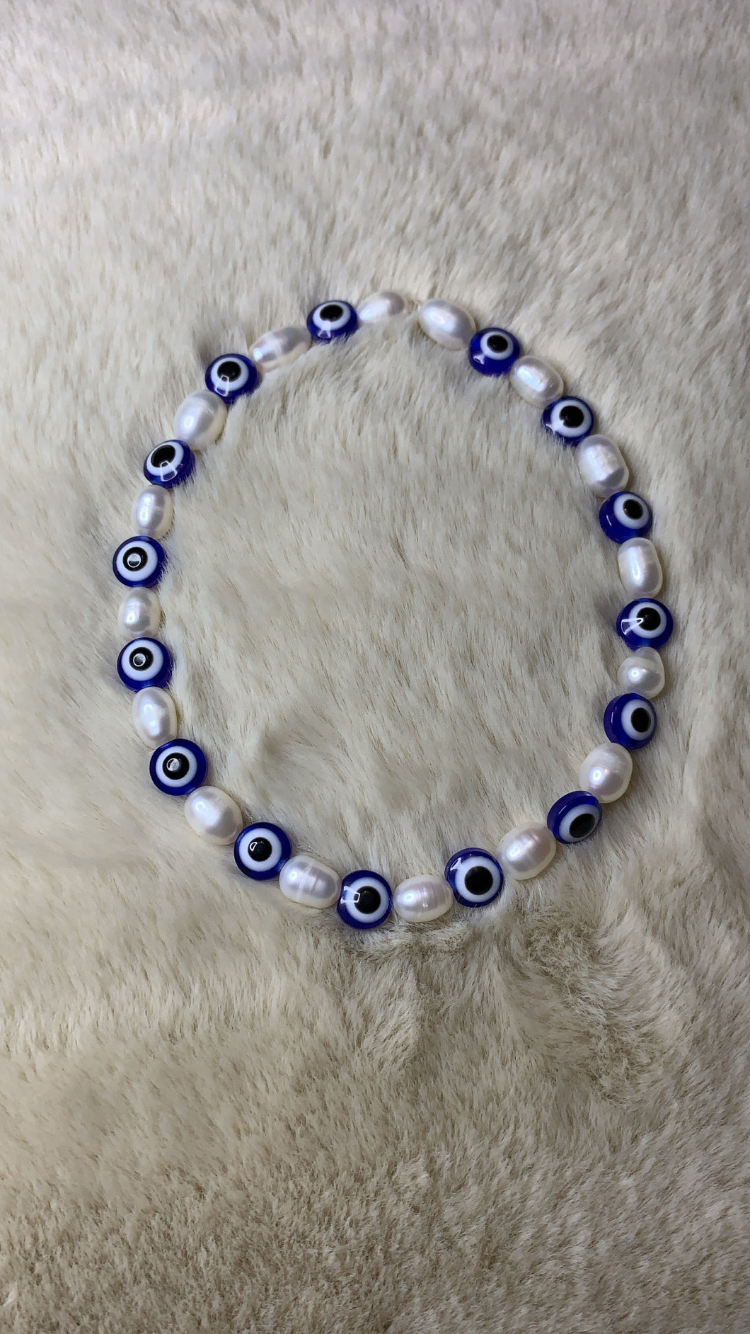Fresh water pearl protection anklet