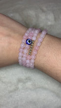 Load and play video in Gallery viewer, Rose Quartz bracelet

